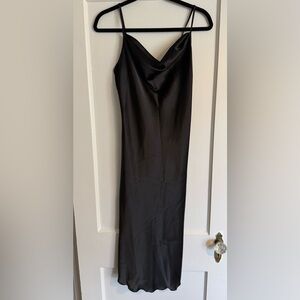 Bebe Black Slip Dress-Size Small